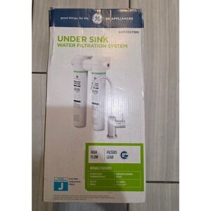 GE Under Sink Dual Stage Water Filtration System with Faucet GXK255TBN